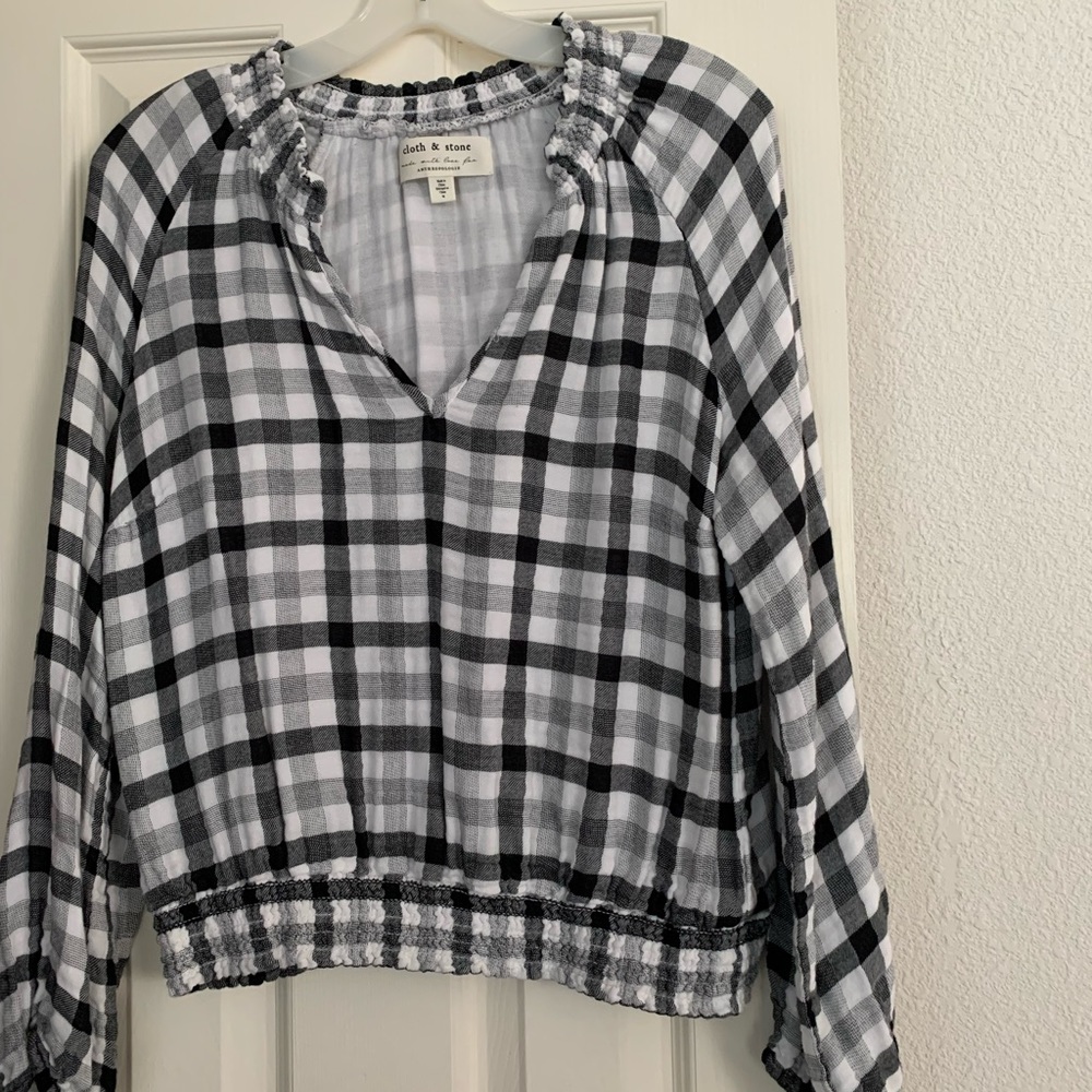 Cloth & Stone light flannel shirt.  Size M